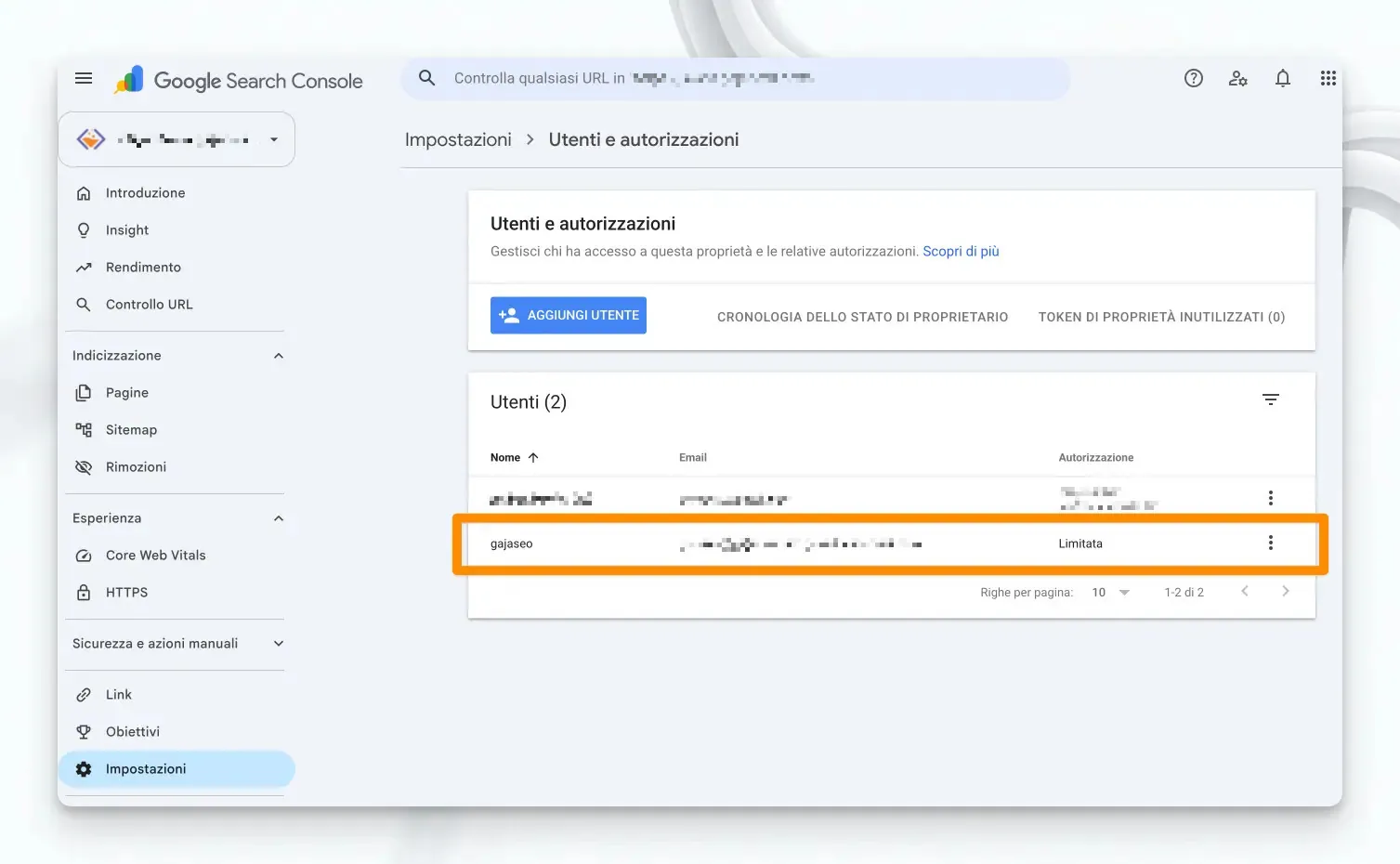 Search Consolle