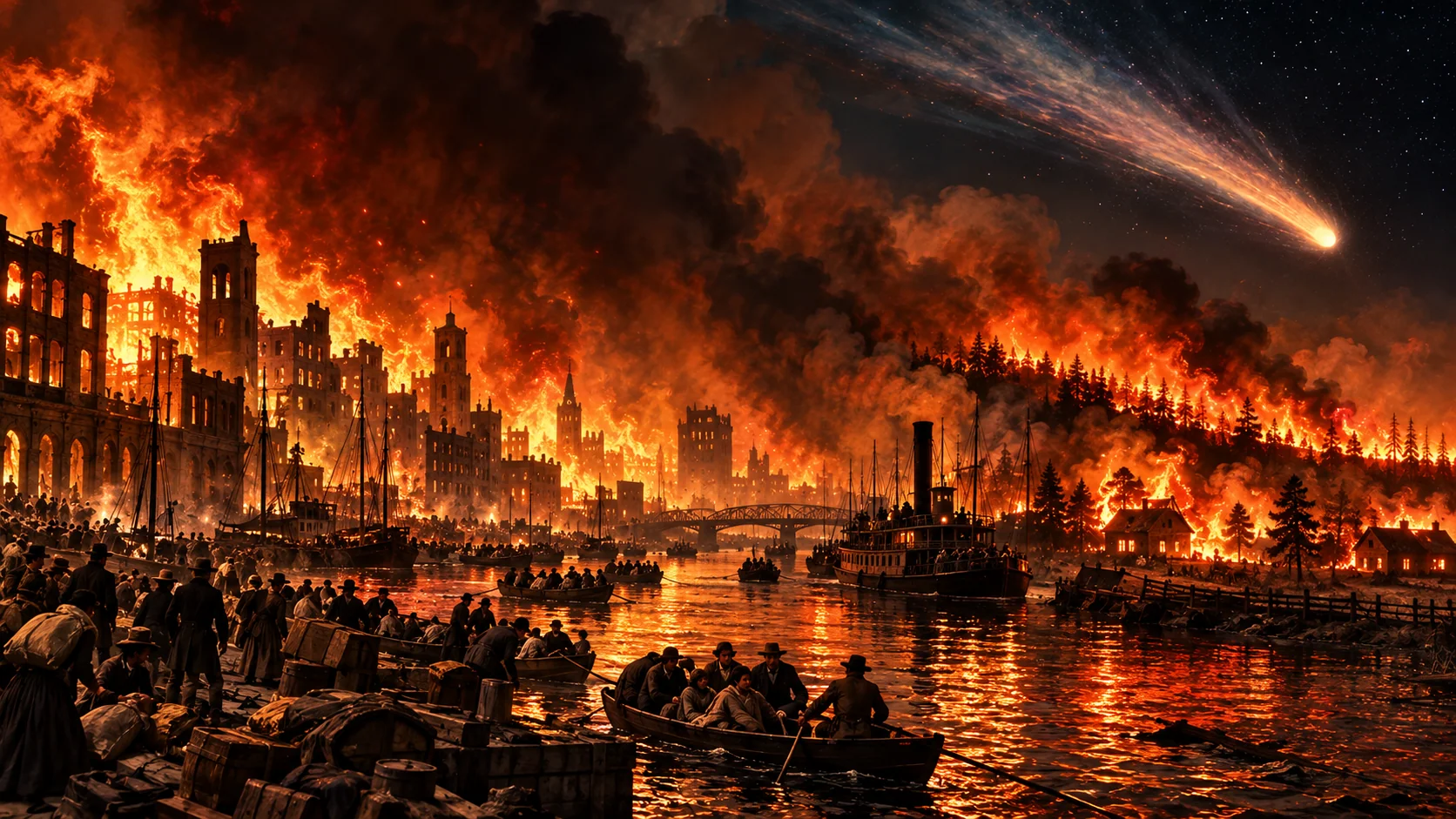 8 ottobre 1871: Chicago e Peshtigo in fiamme. Fu una cometa?